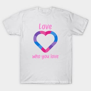 LGBT Love Who You Love T-Shirt